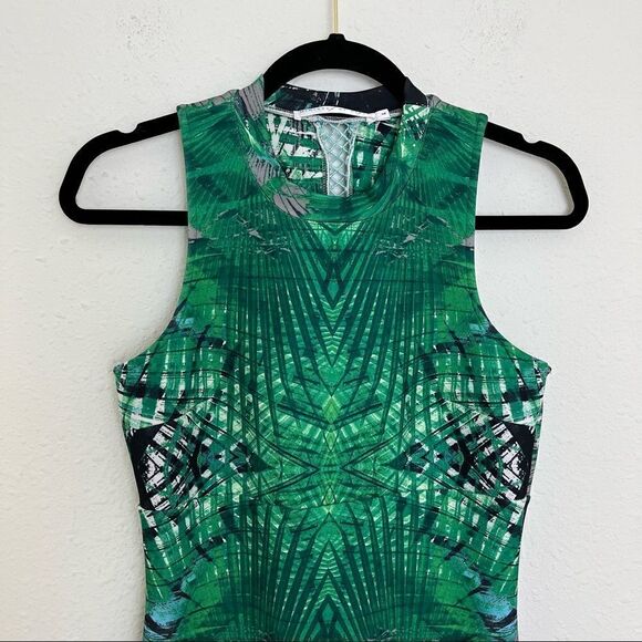 Ministry of Style Tropical Reflection Scuba Dress Mini Dress - Picture 3 of 9